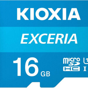 Carte Mémoire - KIOXIA 16GB Exceria U1 Class 10 Carte microSD LMEX1L032GG2