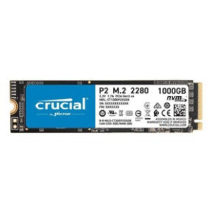 Disque dur interne Crucial P2 CT1000P2SSD8 SSD Interne 1To, Vitesses atteignant 2400 Mo