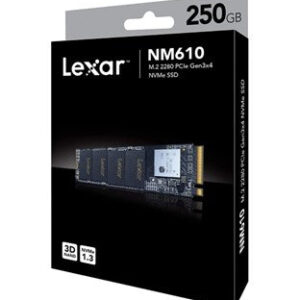 Disque dur interne Lexar NM610 M.2 250 Go PCI Express 3.0 3D TLC NVMe