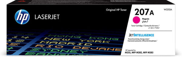 HP 207A W2213A Toner Magenta Authentique pour HP Color LaserJet Pro M255 / M282 / M283