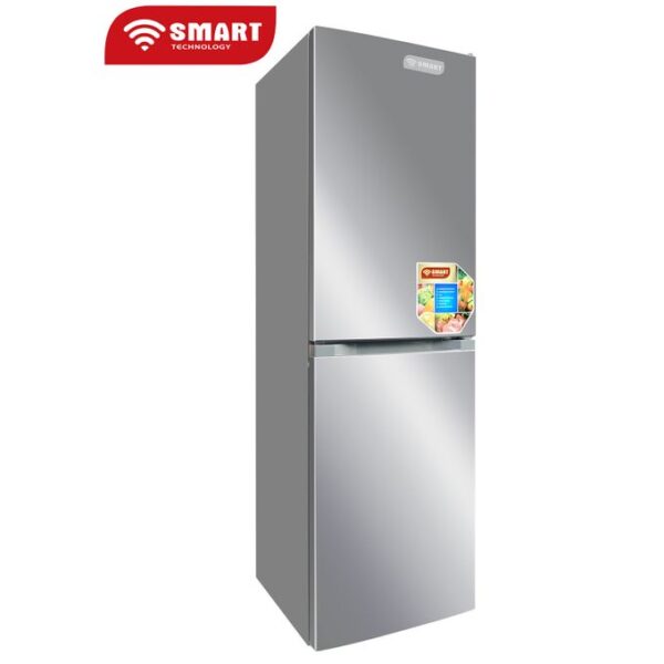 congélateur SMART TECHNOLOGY Réfrigérateur Combiné - STCB-304M- 254L - Inox - Garantie 12 Mois