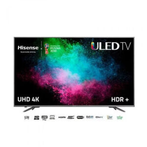 Hisense - TV LED 55'' Ultra HD 4K - Wi-Fi – 2xUSB – 2xHDMI – Port RJ45 – Noir