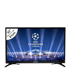 NASCO TV LED Ultra Slim - HD - 32 Pouces - 3XHDMI - 1XUSB - Port VGA - Noir - Garantie 1Mois