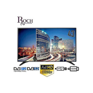 Roch TV LED - 43" - Slim FHD - HDMI/USB-VGA - Noir