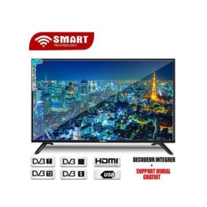 SMART TECHNOLOGY TV LED - 55 Pouces -Full HD -STT-5011S - 2xHDMI/UHD/VGA/USB - NoirS